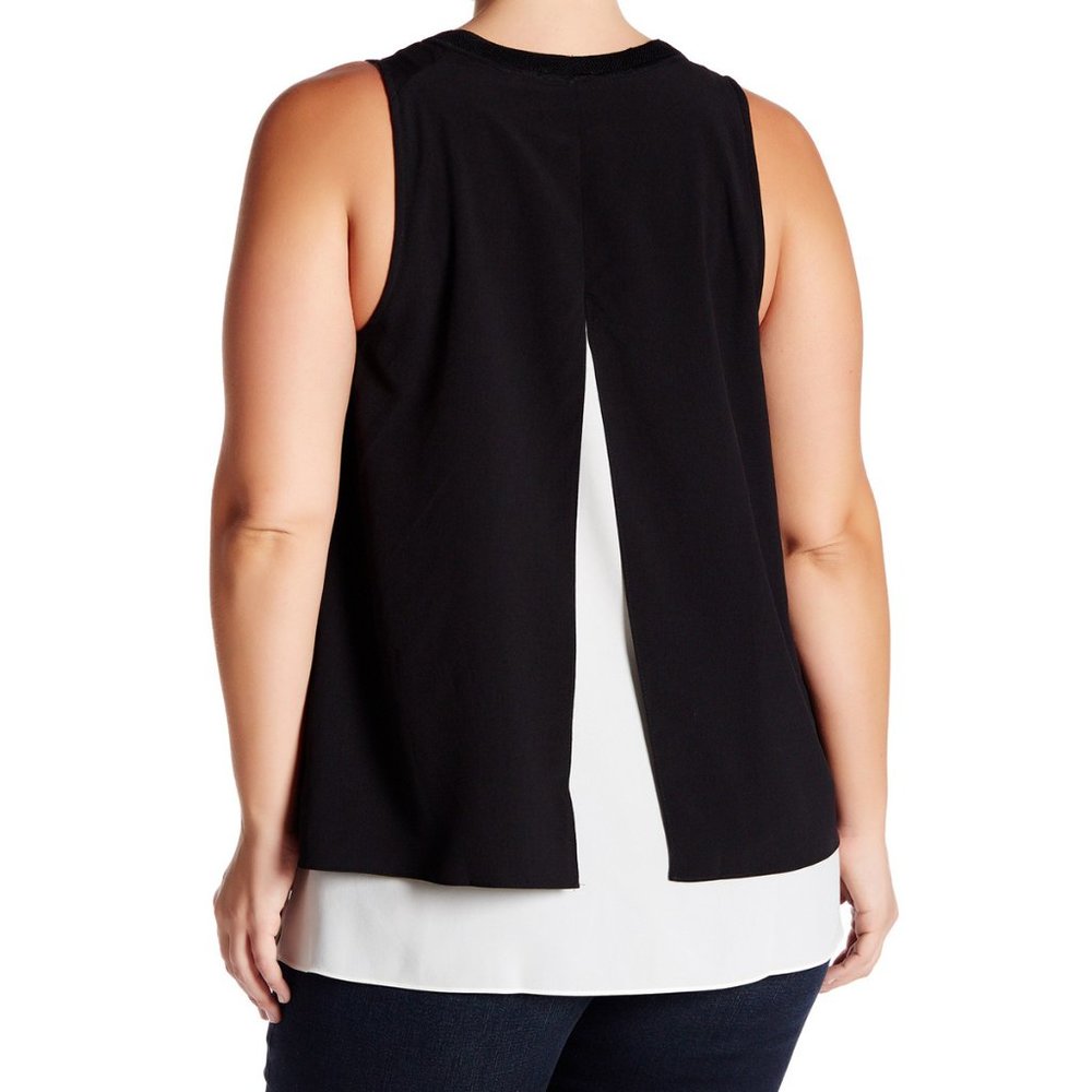 14th & Union Double-Layered Shell Blouse - Picture 2 of 5
